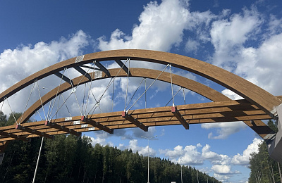 Пролётное строение через трассу М3