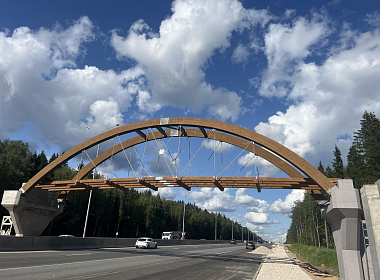 Пролётное строение через трассу М3