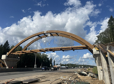 Пролётное строение через трассу М3