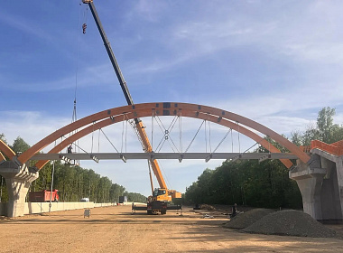 Пролётное строение через трассу М3