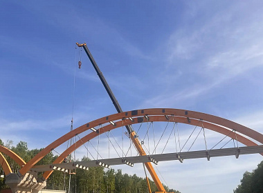 Пролётное строение через трассу М3