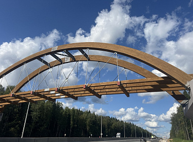 Пролётное строение через трассу М3